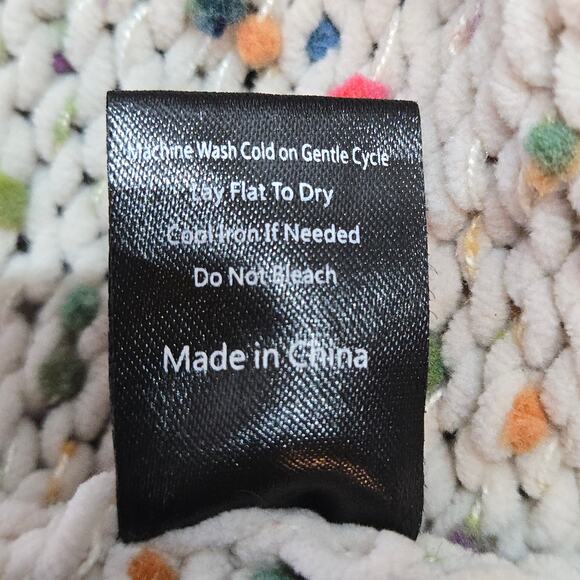 POL Confetti Turtleneck Crop Sweater Soft Size Large - Picture 7 of 7